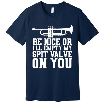 Empty Spit Valve Trumpet For Trumpet Player Premium T-Shirt