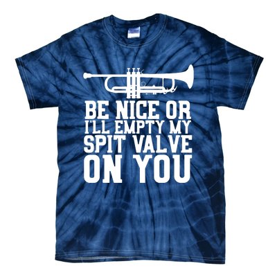 Empty Spit Valve Trumpet For Trumpet Player Tie-Dye T-Shirt