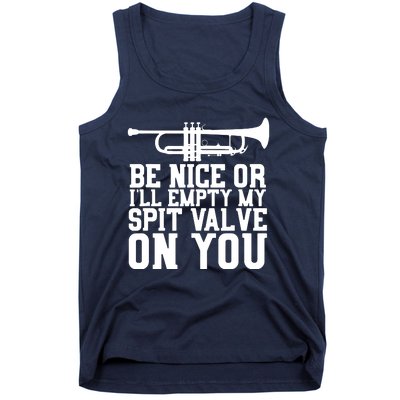 Empty Spit Valve Trumpet For Trumpet Player Tank Top