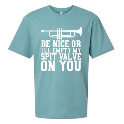 Empty Spit Valve Trumpet For Trumpet Player Sueded Cloud Jersey T-Shirt