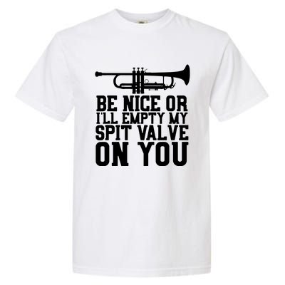 Empty Spit Valve Trumpet For Trumpet Player Garment-Dyed Heavyweight T-Shirt