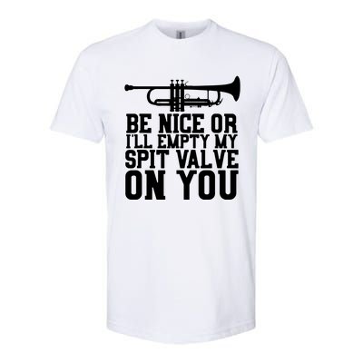 Empty Spit Valve Trumpet For Trumpet Player Softstyle CVC T-Shirt