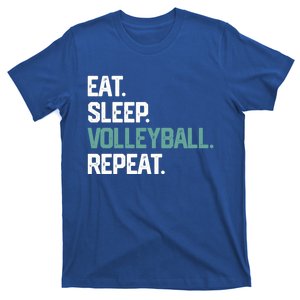 Eat Sleep Volleyball Repeat Team Coach Matching Cool Gift T-Shirt