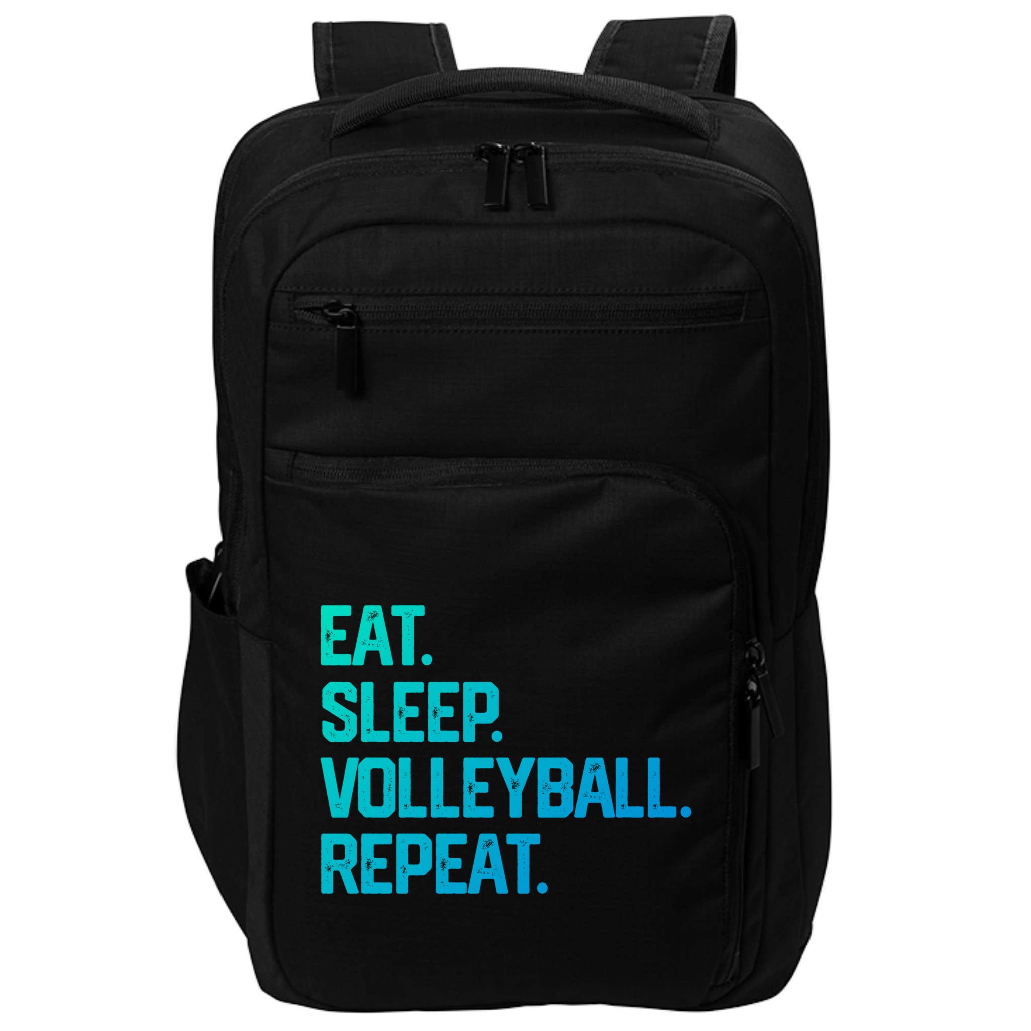 Eat Sleep Volleyball Repeat Team Coach Matching Cool Gift Impact Tech Backpack