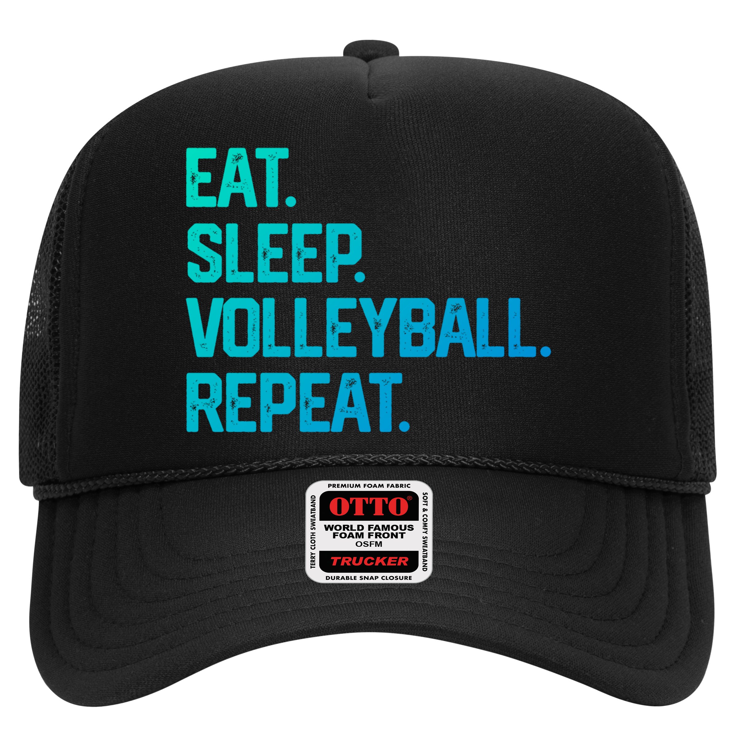Eat Sleep Volleyball Repeat Team Coach Matching Cool Gift Hat