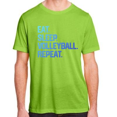 Eat Sleep Volleyball Repeat Team Coach Matching Cool Gift Adult ChromaSoft Performance T-Shirt