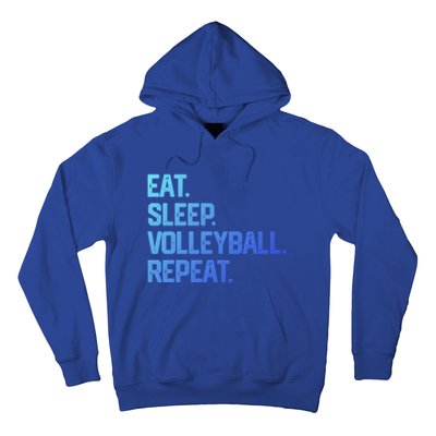 Eat Sleep Volleyball Repeat Team Coach Matching Cool Gift Hoodie