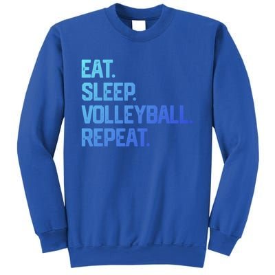 Eat Sleep Volleyball Repeat Team Coach Matching Cool Gift Sweatshirt