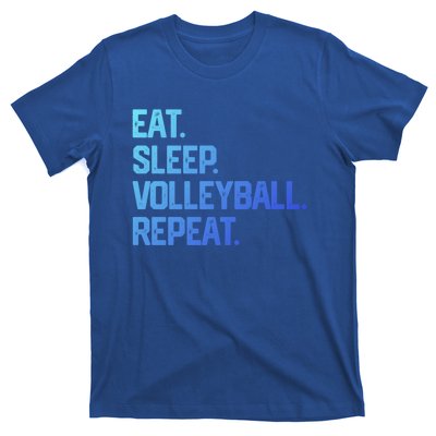 Eat Sleep Volleyball Repeat Team Coach Matching Cool Gift T-Shirt