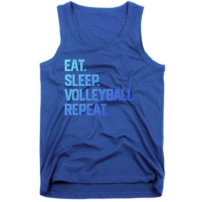 Eat Sleep Volleyball Repeat Team Coach Matching Cool Gift Tank Top