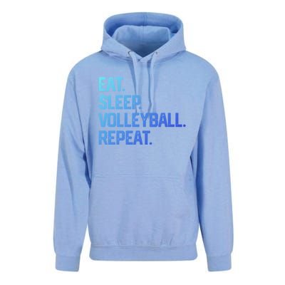 Eat Sleep Volleyball Repeat Team Coach Matching Cool Gift Unisex Surf Hoodie