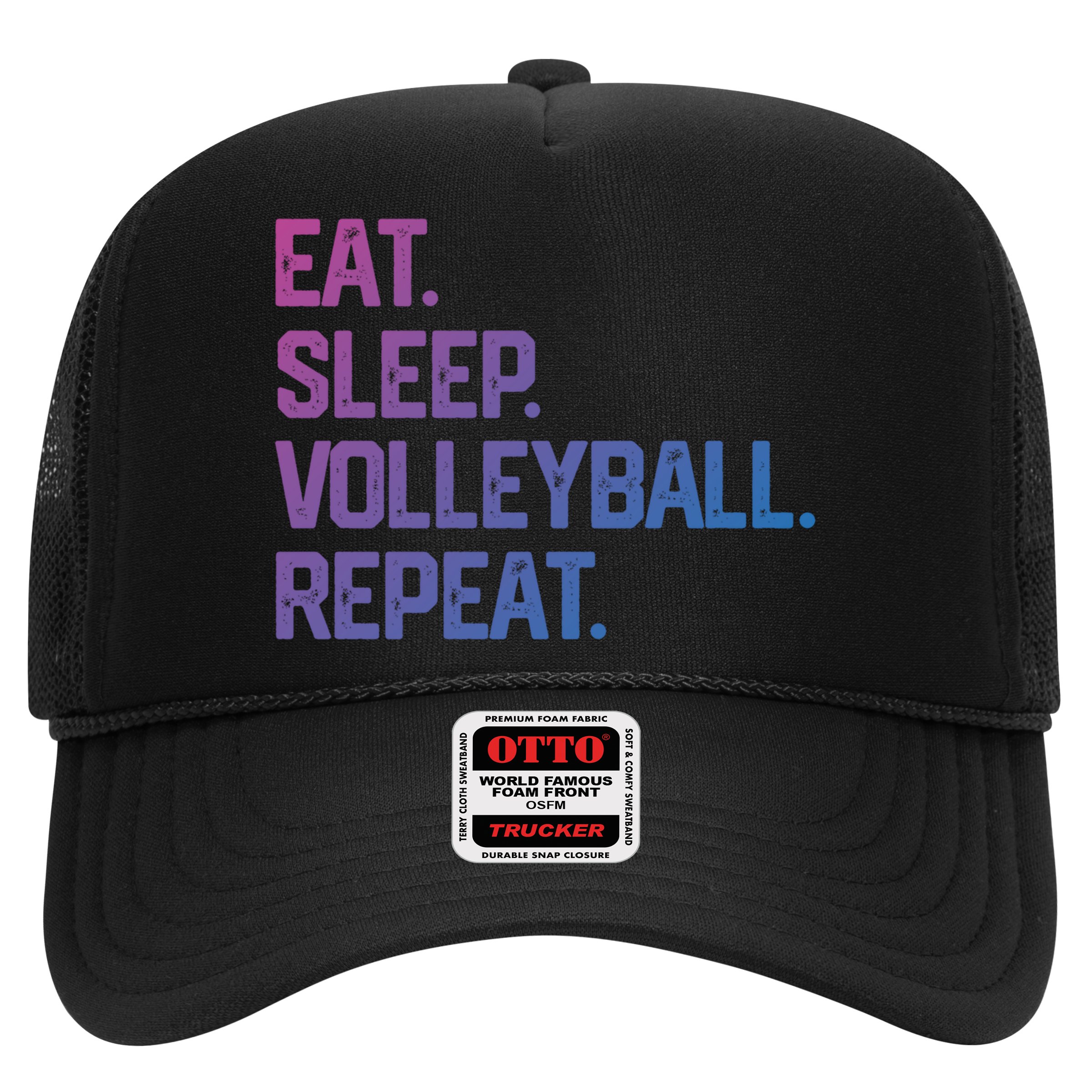 Eat Sleep Volleyball Repeat Team Coach Matching Cool Gift Hat