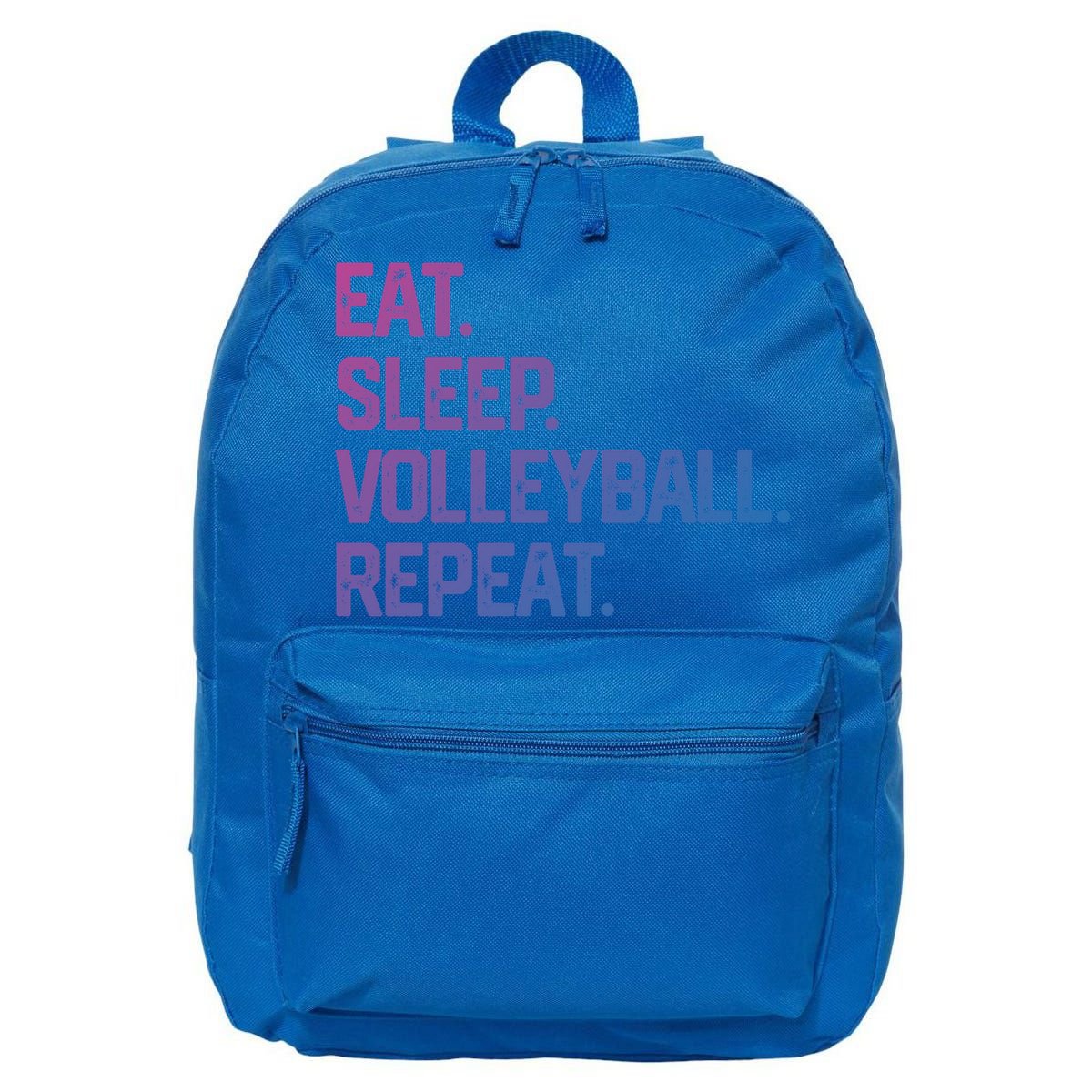 Eat Sleep Volleyball Repeat Team Coach Matching Cool Gift 16 in Basic Backpack