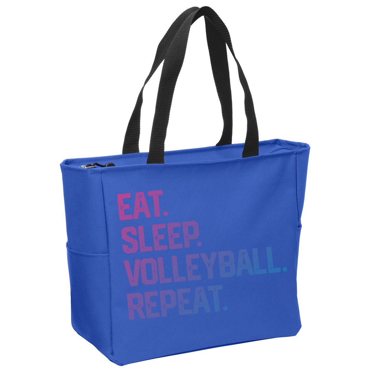 Eat Sleep Volleyball Repeat Team Coach Matching Cool Gift Zip Tote Bag