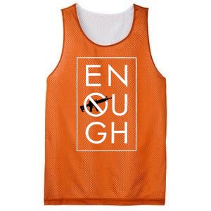 Enough School Walkout Shirt #Enough Ban Assault Weapons Mesh Reversible Basketball Jersey Tank