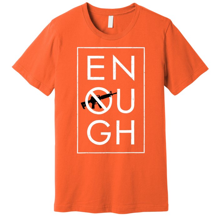 Enough School Walkout Shirt #Enough Ban Assault Weapons Premium T-Shirt