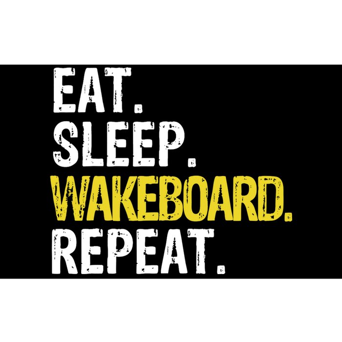 Eat Sleep Wakeboard Repeat Gift Bumper Sticker