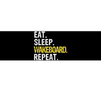 Eat Sleep Wakeboard Repeat Gift Bumper Sticker