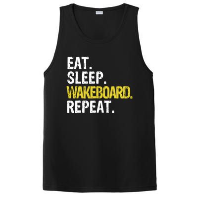 Eat Sleep Wakeboard Repeat Gift PosiCharge Competitor Tank