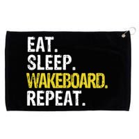 Eat Sleep Wakeboard Repeat Gift Grommeted Golf Towel