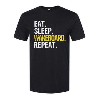 Eat Sleep Wakeboard Repeat Gift Softstyle CVC T-Shirt