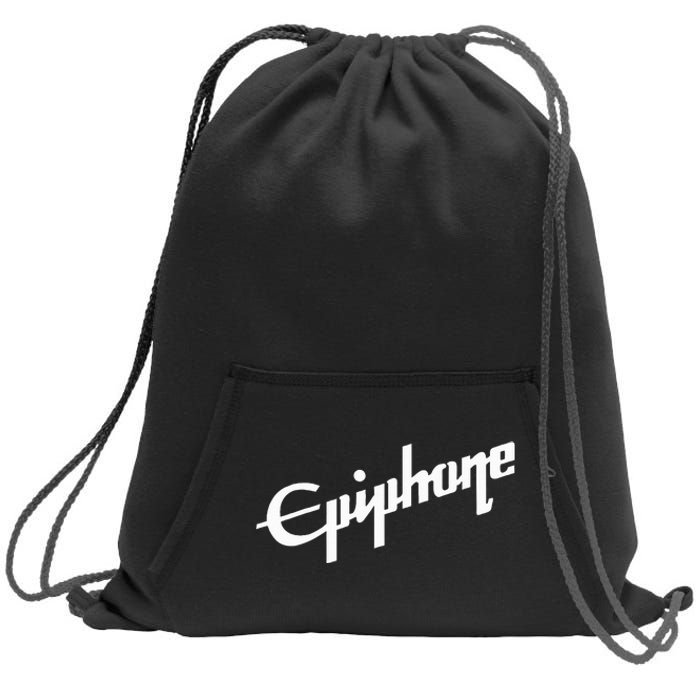 Epiphone Style White Sweatshirt Cinch Pack Bag