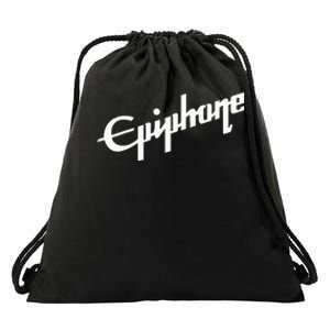 Epiphone Style White Drawstring Bag