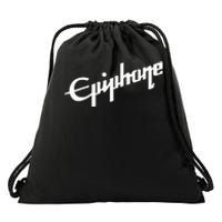 Epiphone Style White Drawstring Bag