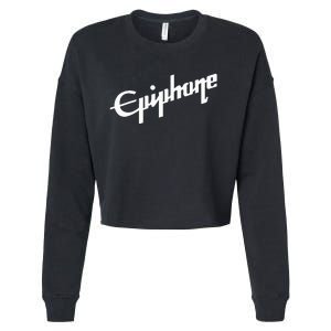 Epiphone Style White Cropped Pullover Crew