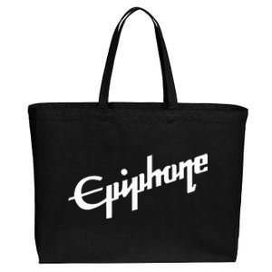 Epiphone Style White Cotton Canvas Jumbo Tote