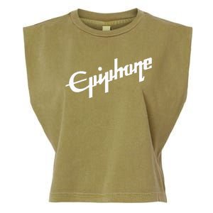 Epiphone Style White Garment-Dyed Women's Muscle Tee