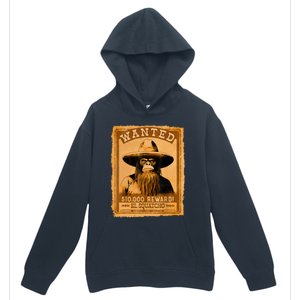 El Squatcho Wanted Poster – Western Bigfoot Funny Sasquatch Urban Pullover Hoodie