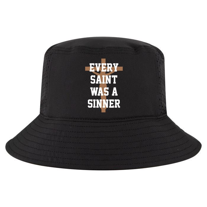 Every Saint Was A Sinner Cool Comfort Performance Bucket Hat