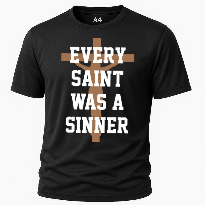 Every Saint Was A Sinner Cooling Performance Crew T-Shirt