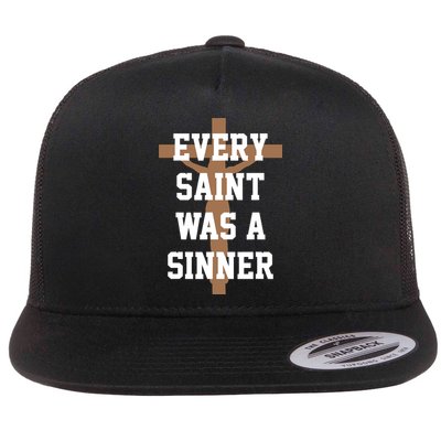 Every Saint Was A Sinner Flatbill Hat