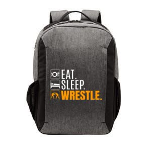 Eat Sleep Wrestle Quote Gift For Wrestler Wrestling Funny Gift Vector Backpack