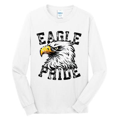 Eagle Spirit Wear Game Day School Mascot Sport Fan Team Tall Long Sleeve T-Shirt