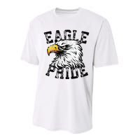 Eagle Spirit Wear Game Day School Mascot Sport Fan Team Performance Sprint T-Shirt