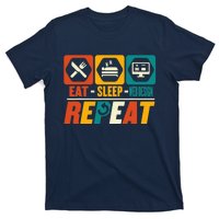 Eat Sleep Web Design Repeat Funny Developer Programmer T-Shirt