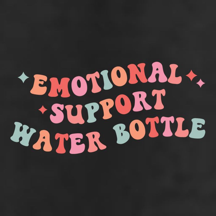 Emotional Support Water Bottle Cool Comfort Performance Bucket Hat