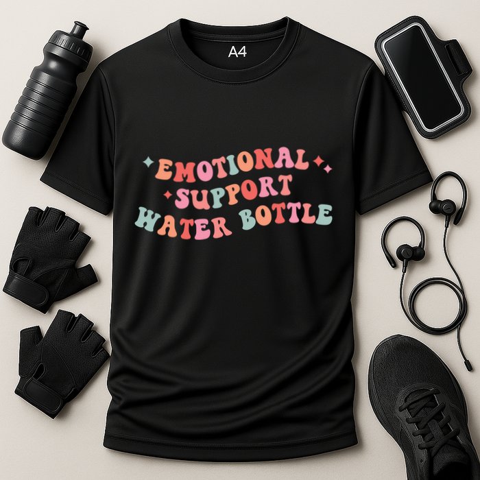 Emotional Support Water Bottle Cooling Performance Crew T-Shirt