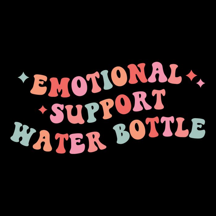 Emotional Support Water Bottle Cooling Performance Crew T-Shirt