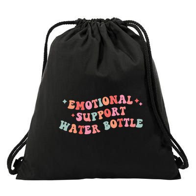 Emotional Support Water Bottle Drawstring Bag