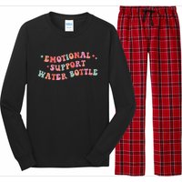 Emotional Support Water Bottle Long Sleeve Pajama Set