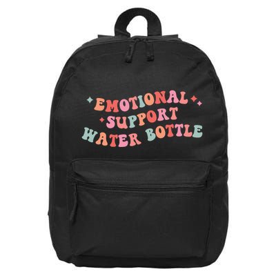 Emotional Support Water Bottle 16 in Basic Backpack
