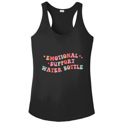 Emotional Support Water Bottle Ladies PosiCharge Competitor Racerback Tank
