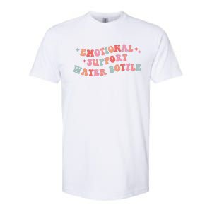 Emotional Support Water Bottle Softstyle CVC T-Shirt