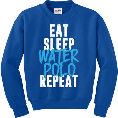 Eat Sleep Water Polo Repeat Cool Water Polo Gift Idea Gift Kids Sweatshirt