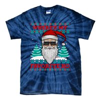 Evil Santa "Where's My Favorite Ho" Funny Ugly Christmas Tie-Dye T-Shirt