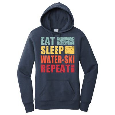 Eat Sleep WaterSki Repeat Gift Women's Pullover Hoodie